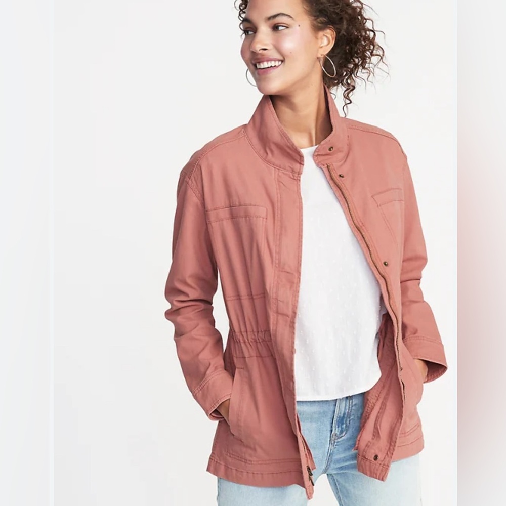 Old Navy Dusty Rose Utility Jacket